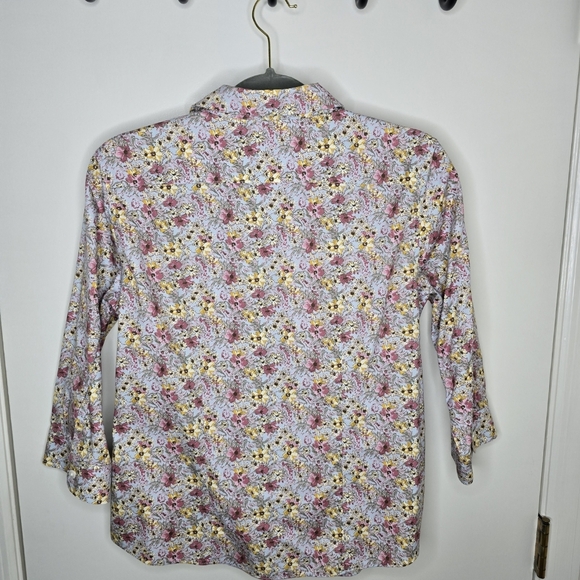 L.L. Bean Floral Print Shirt - Multicolor MP - Picture 3 of 5